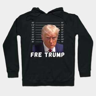 Free Donald Trump Mug shot Hoodie